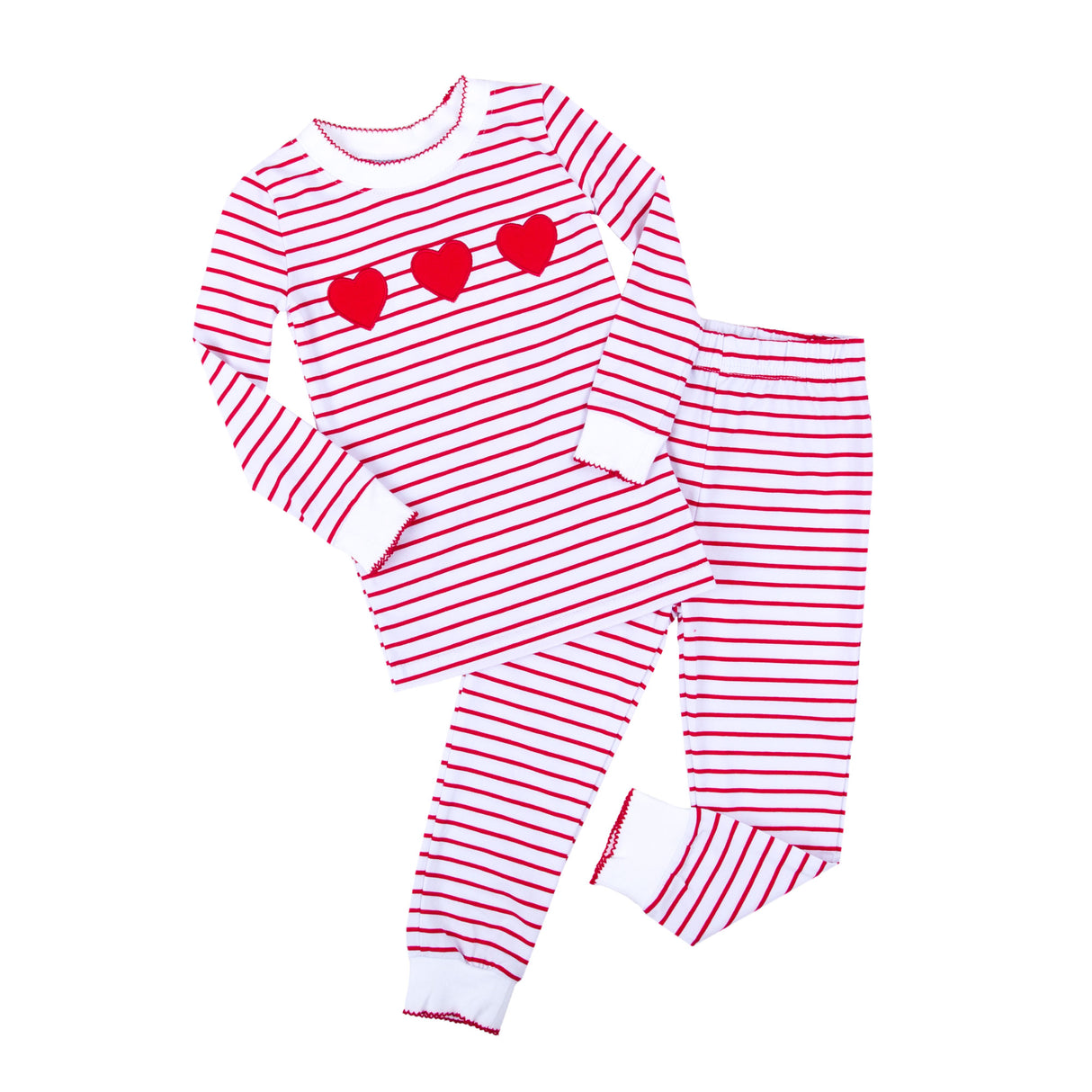 Sweet Valentine Red Stripe Pajamas