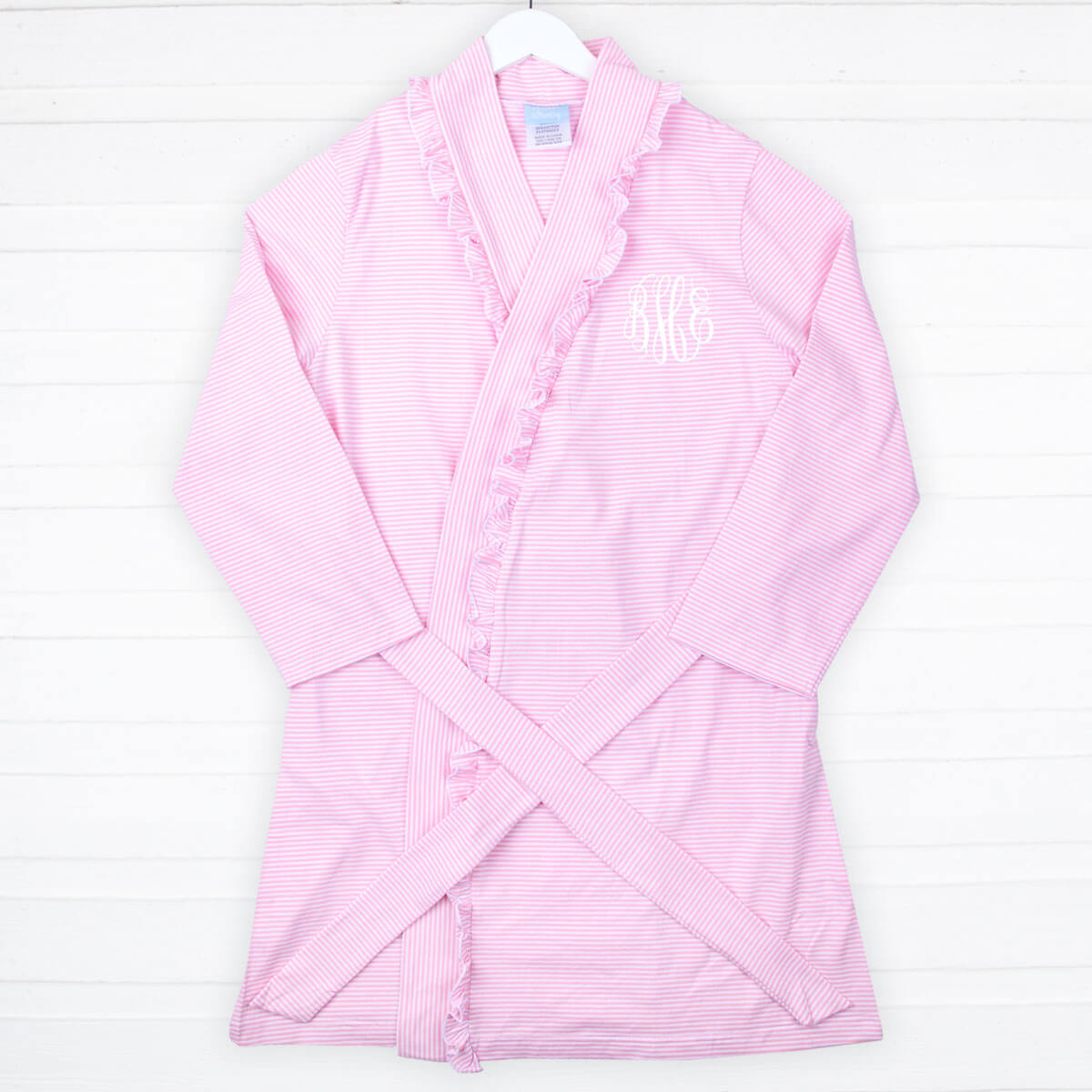 Pink Stripe Women's Robe