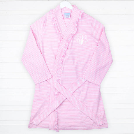 Pink Stripe Mom Robe