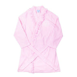 Pink Stripe Ruffle Women's Robe