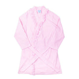 Pink Stripe Ruffle Women's Robe