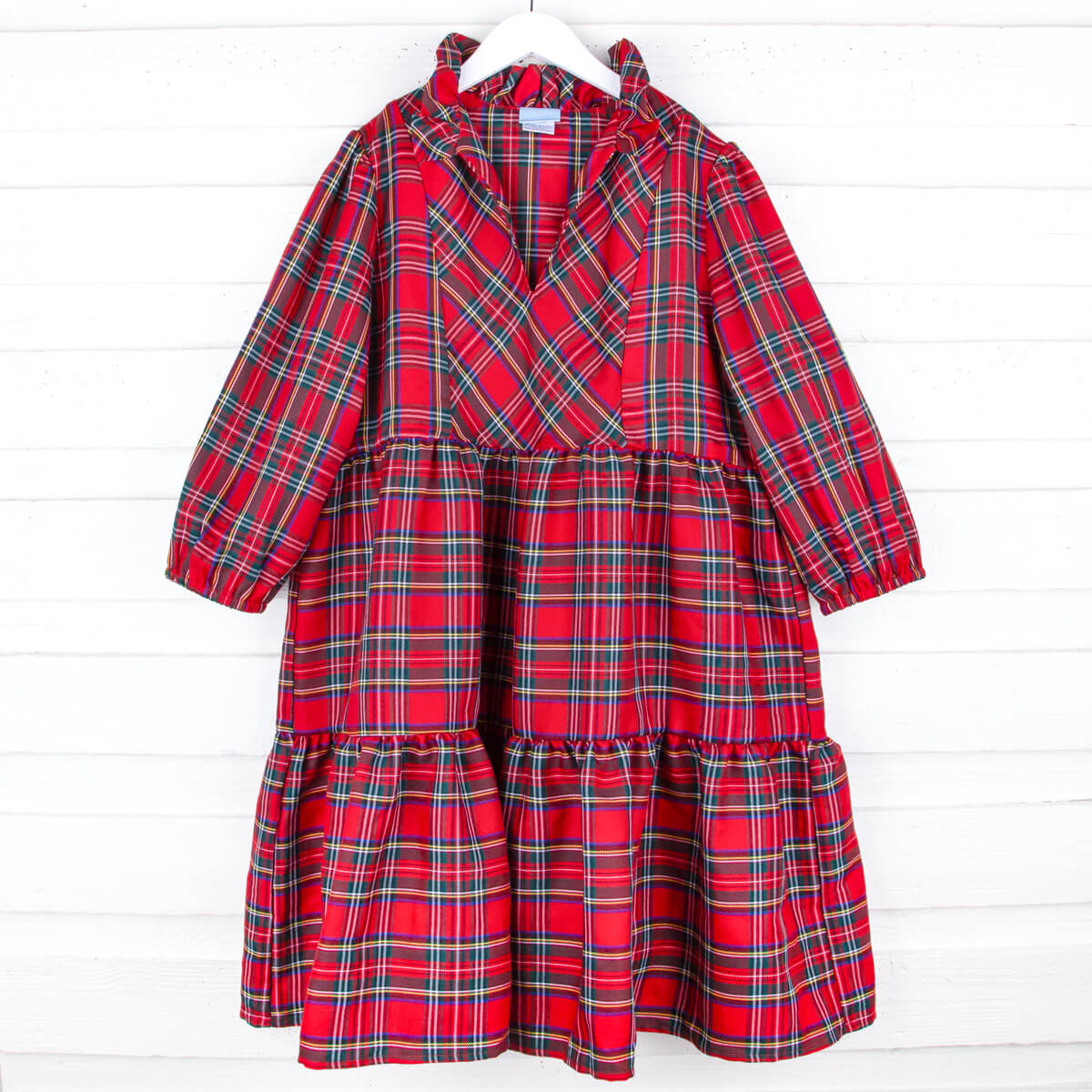 Portland Plaid Red Mom Dress