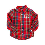 Portland Plaid Red Button Down Shirt