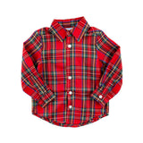 Portland Plaid Red Button Down Shirt