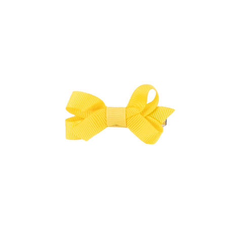 Yellow Solid Grosgrain Ribbon Hair Bow