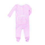 Bunny Garden Pink Check Zip Sleeper