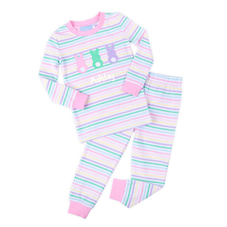 Peeps Pastel Pink Stripe Pajamas