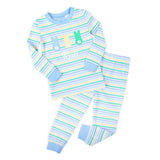 Peeps Pastel Blue Stripe Pajamas