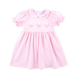 Mouse Ears Pink Stripe Riley Dress