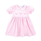 Mouse Ears Pink Stripe Riley Dress