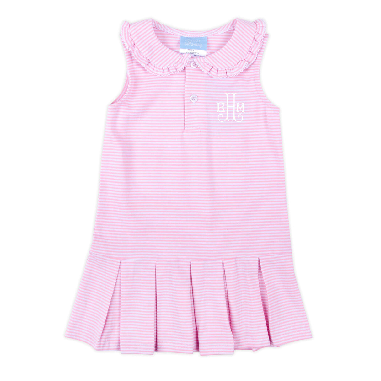 Pink Stripe Tennis Dress