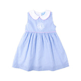 Light Blue Gingham Heidi Dress