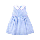 Light Blue Gingham Heidi Dress