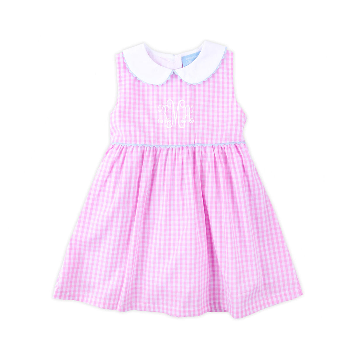 Light Pink Gingham Heidi Dress