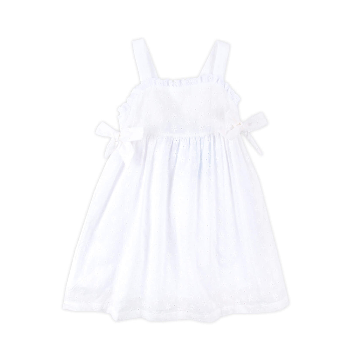 White Eyelet Lydia Dress