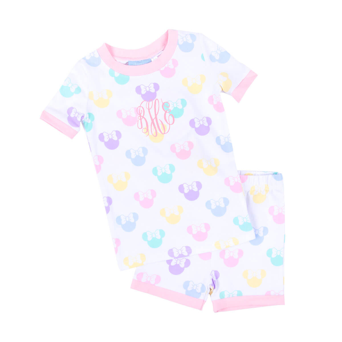 Pastel Mouse Ears Short Pajamas