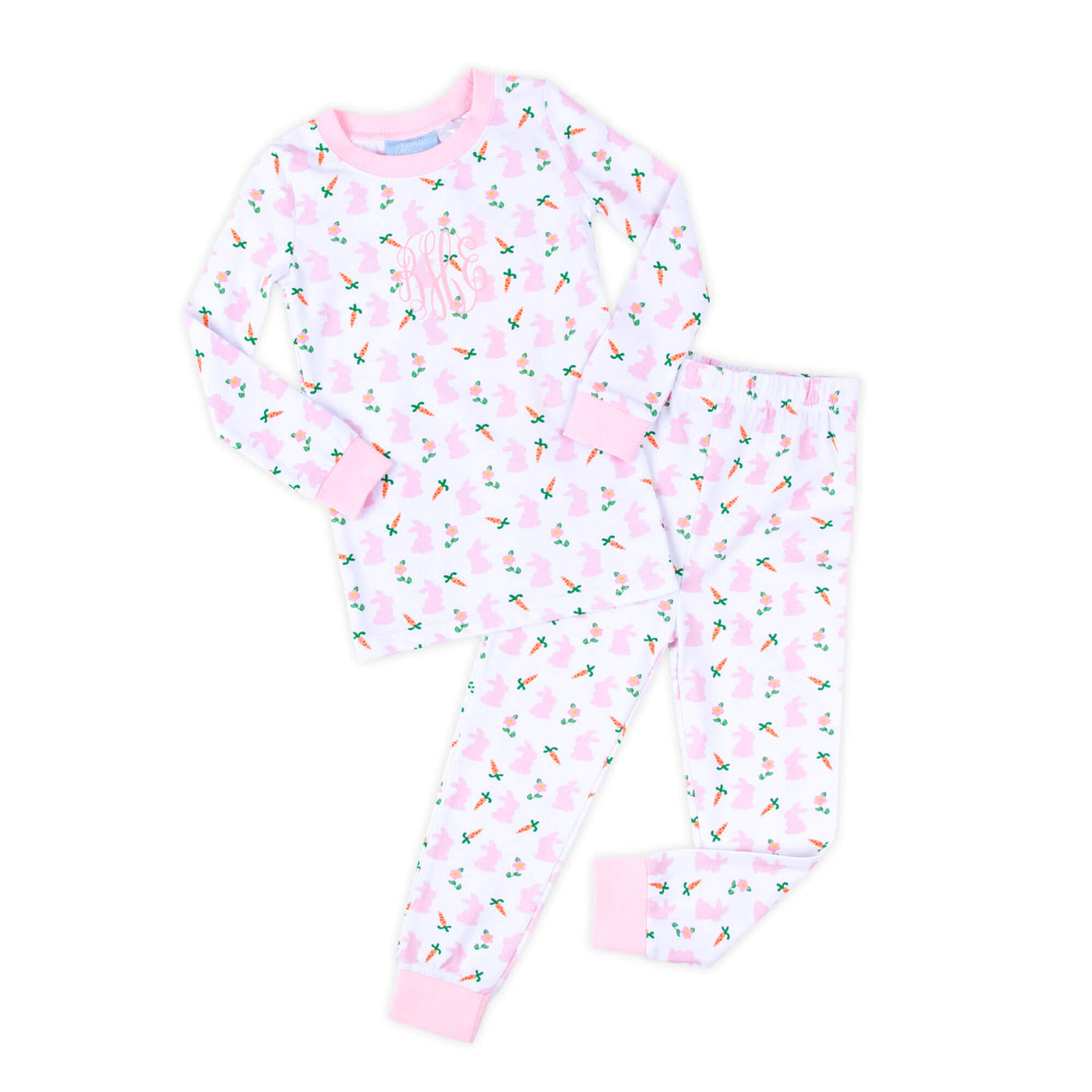 Bunnies & Carrots Pink Pajamas