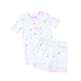 Storybook Rabbit Pink Short Pajamas