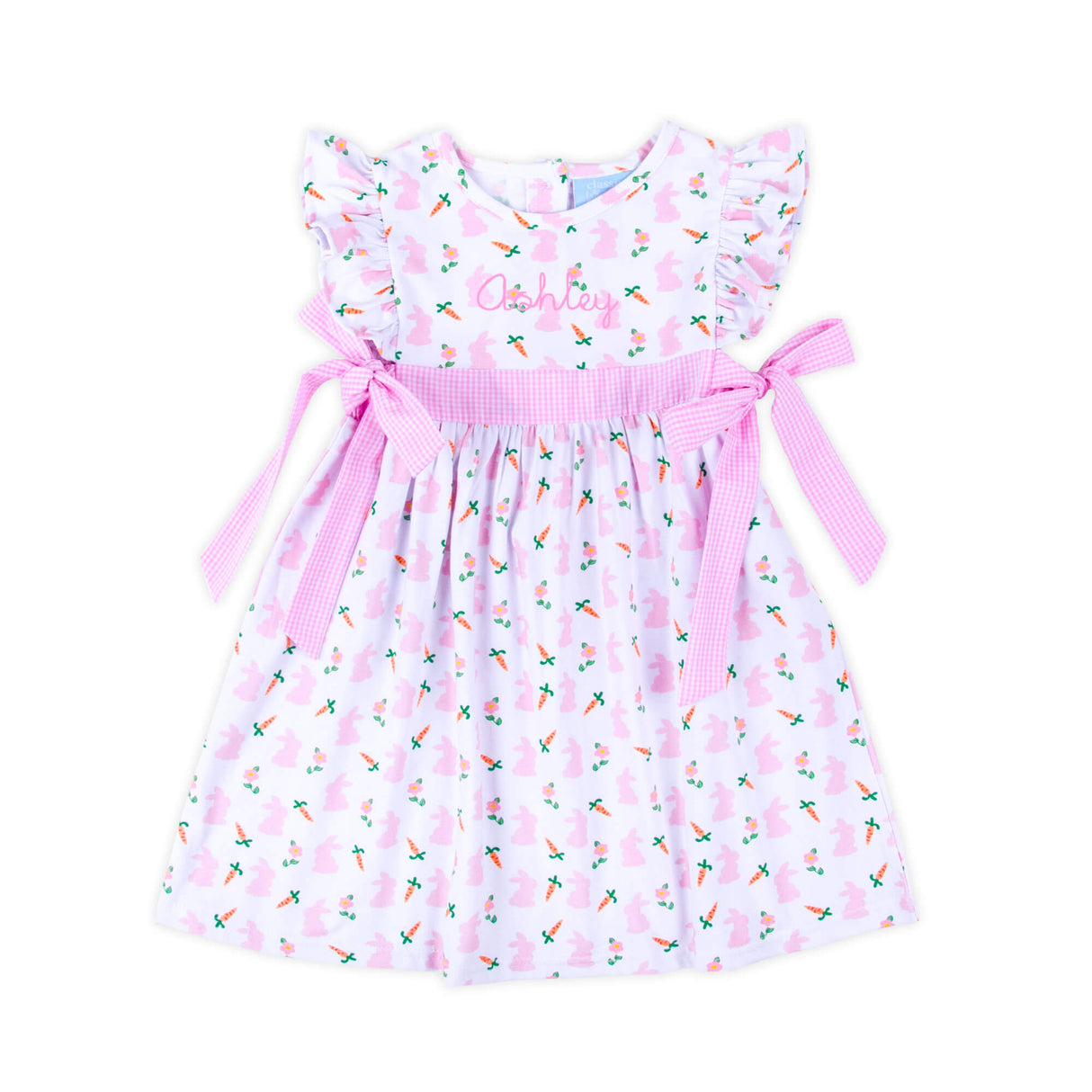 Bunnies & Carrots Pink Avery Dress