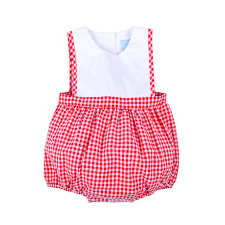 Red Gingham Bib Bubble