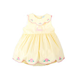 Simply Spring Flowers Yellow Lena Skirt Bubble