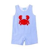 Ocean Crab Blue Gingham Jon Jon