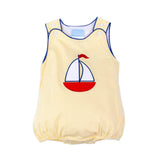 Newport Sailboat Yellow Gingham Sun Bubble