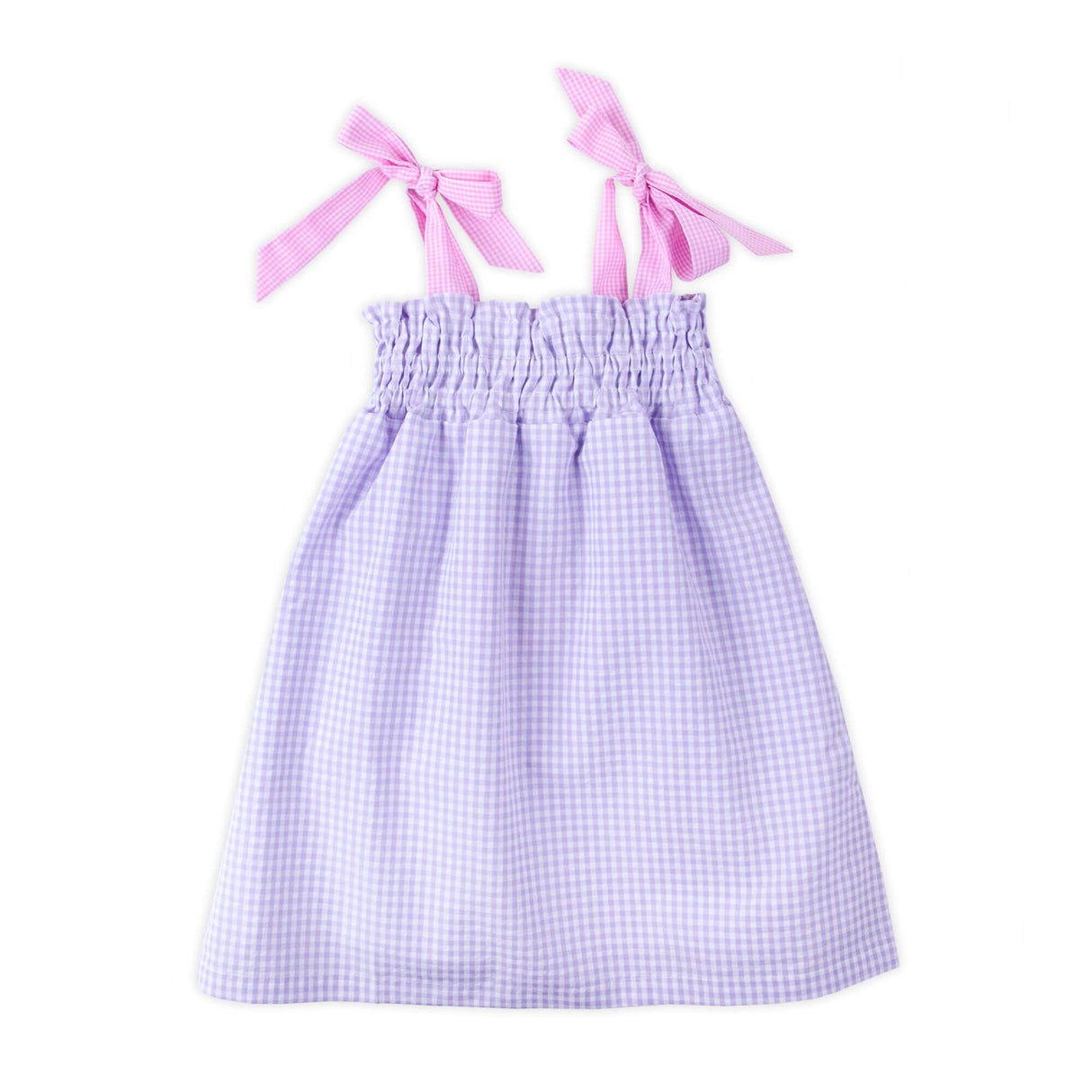 Purple Gingham Aurora Dress