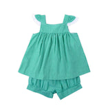 Green Gingham Amy Short Set