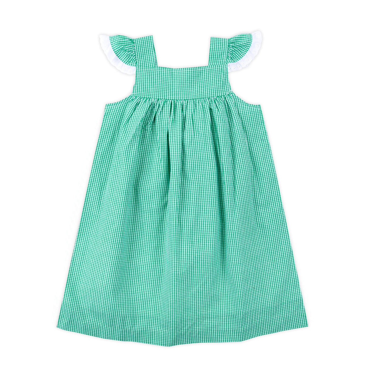 Green Gingham Amy Dress