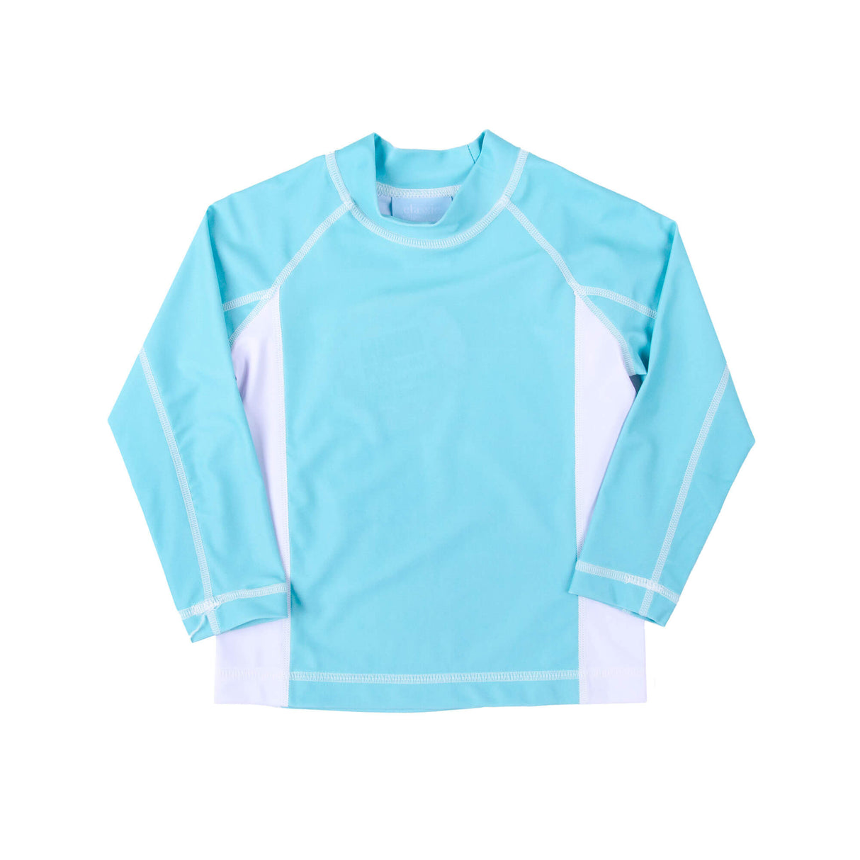 Tropical Island Turquoise Rash Guard