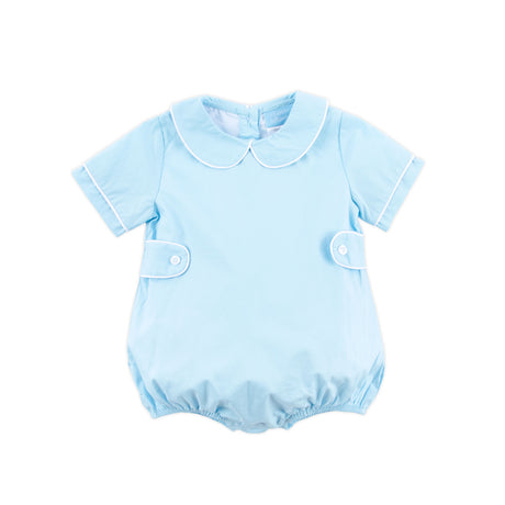 Solid Light Blue Collared Bubble