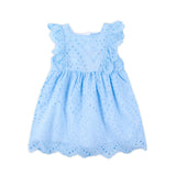 Light Blue Eyelet Dress