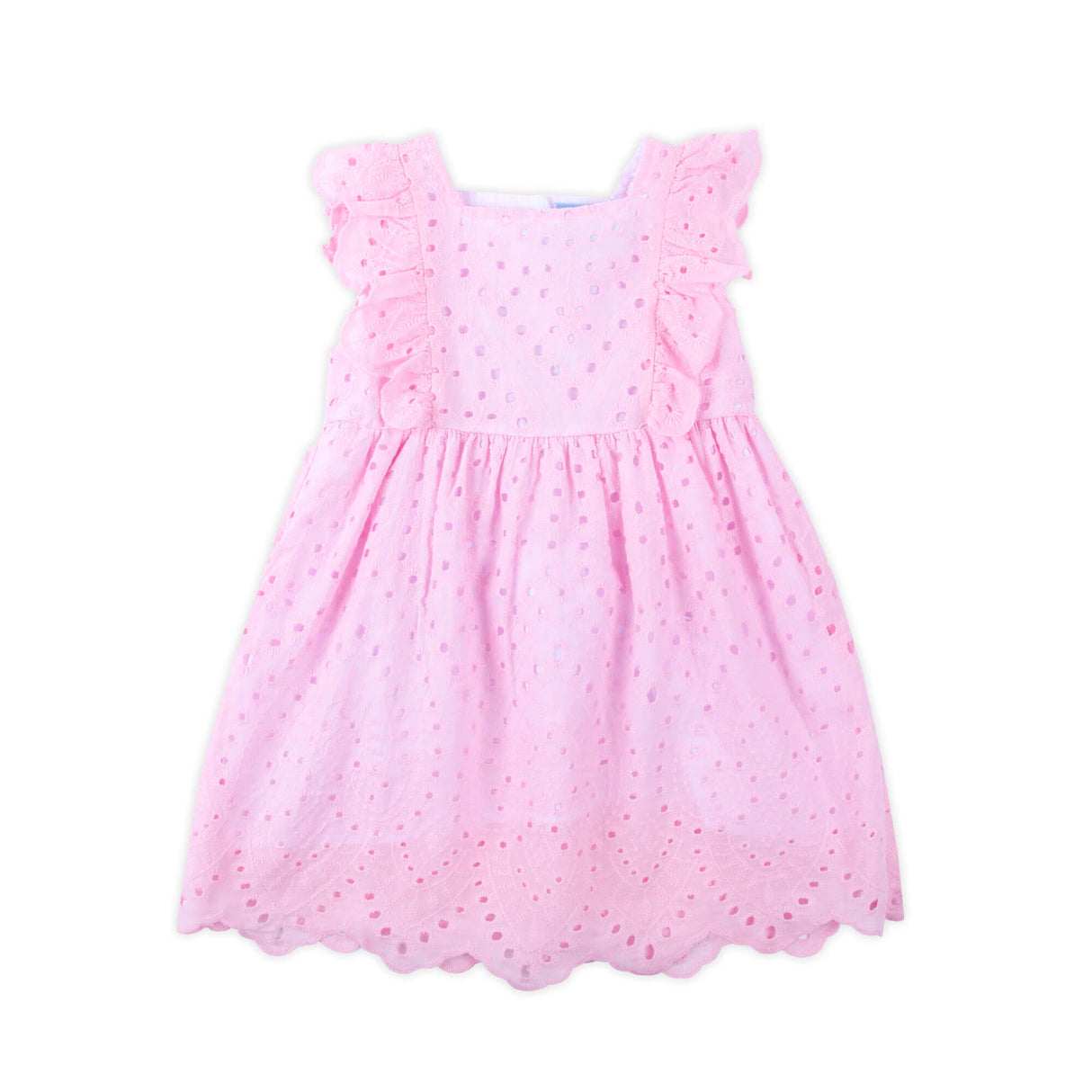 Pink Eyelet Dress