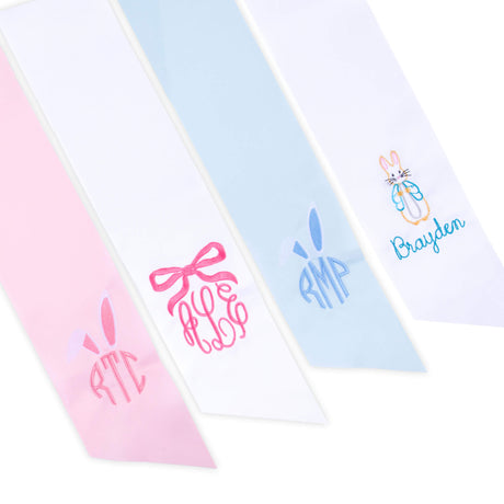 Easter Basket Monogram Ribbon