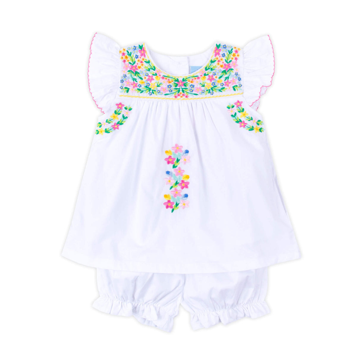 Fiesta Colorful Embroidered Bloomer Set