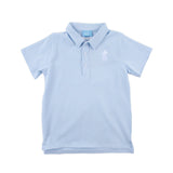 Bunny Light Blue Stripe Short Sleeve Polo
