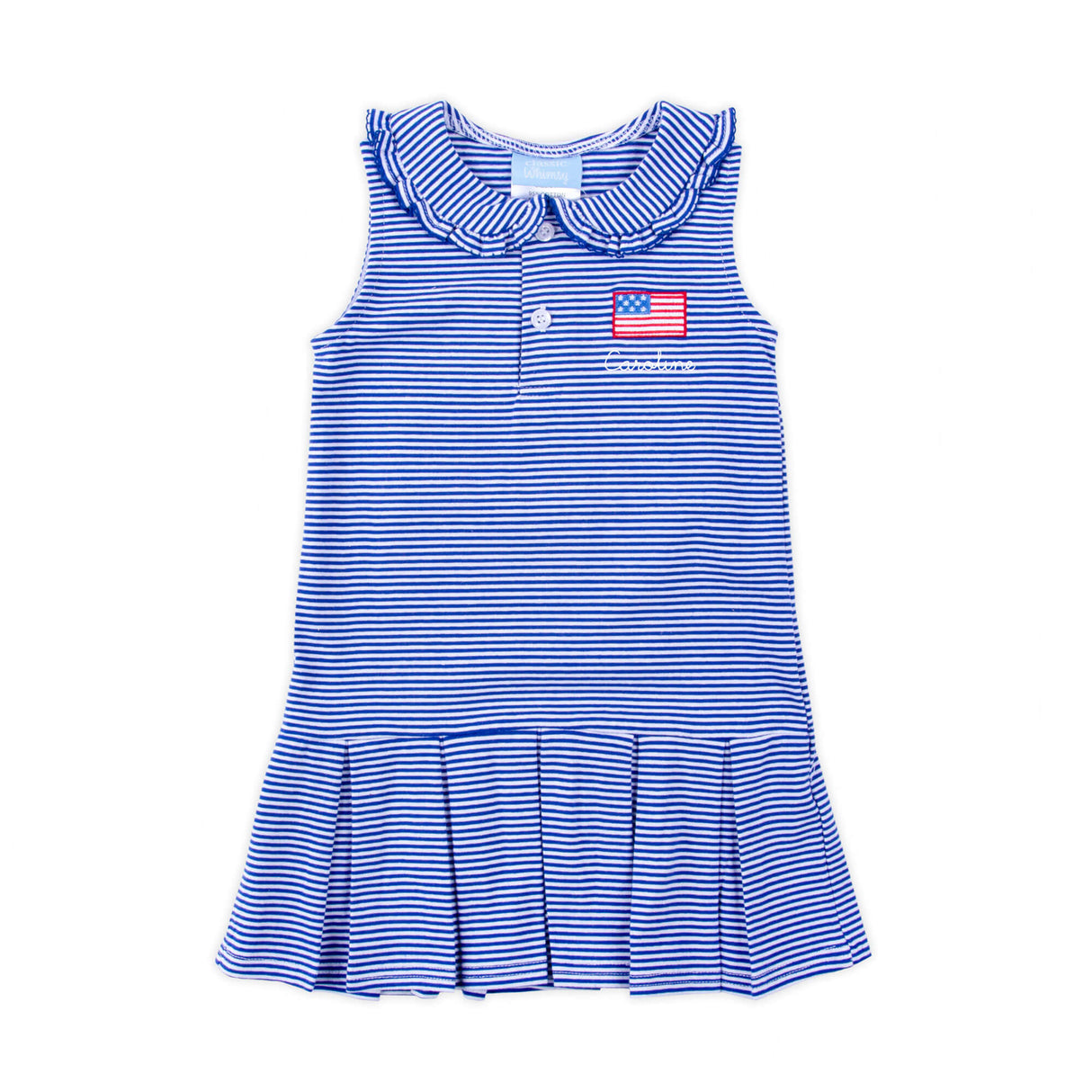 Patriotic Spirit Blue Stripe Ruth Dress