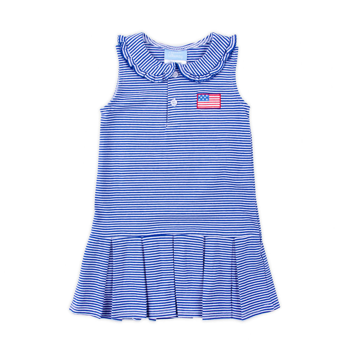 Patriotic Spirit Blue Stripe Ruth Dress