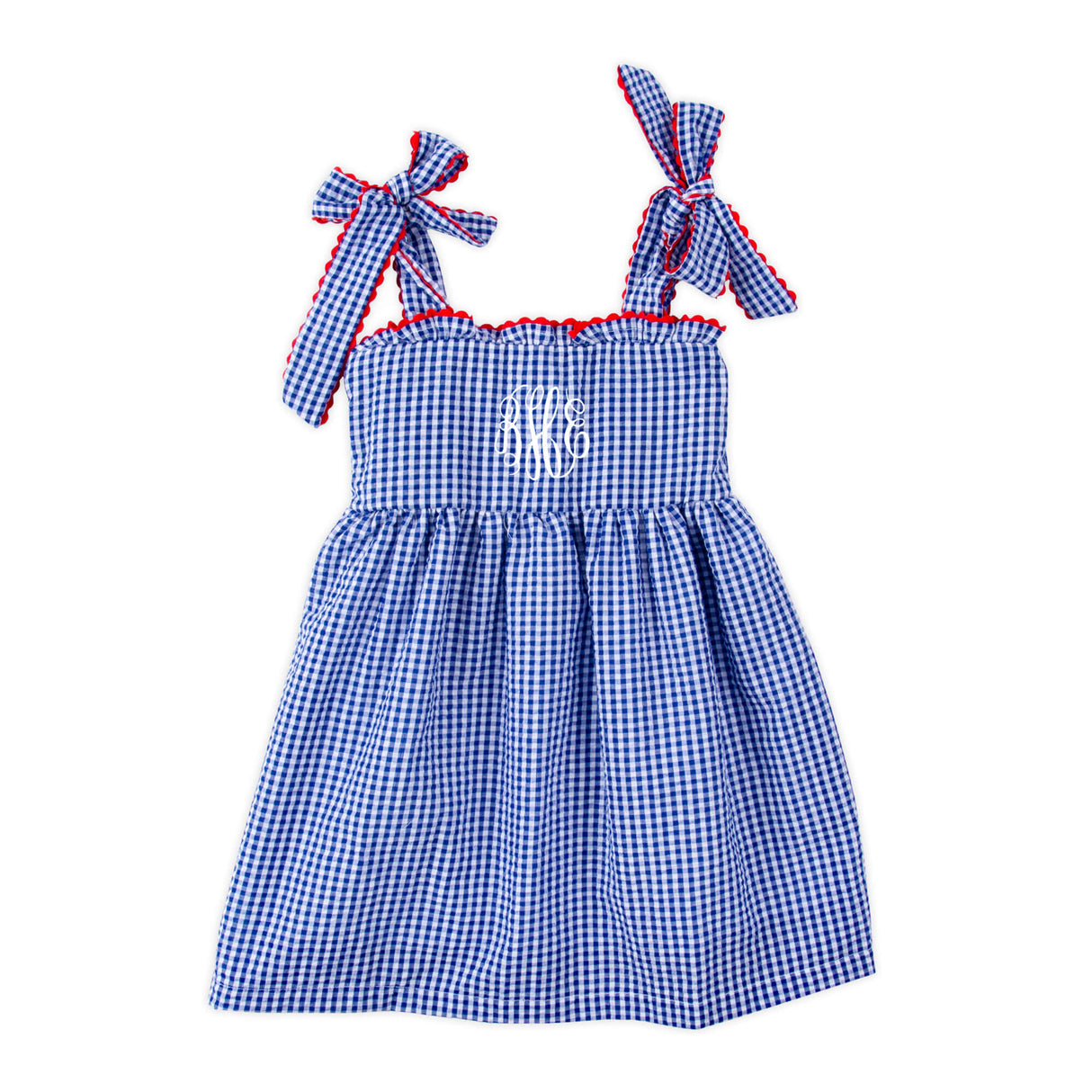 American Spirit Blue Gingham Aurora Dress