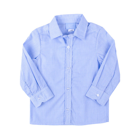 Enchanted Blue Gingham Button Down Shirt