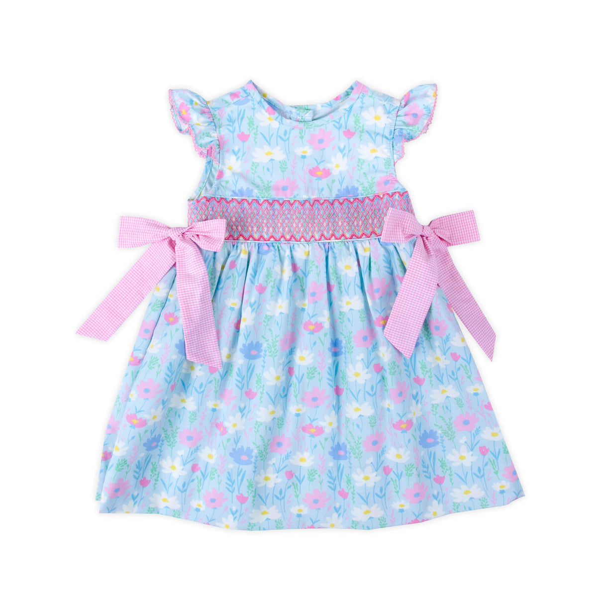 Petunia Floral Smocked Beverly Dress