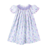 Poppy Floral Smocked Bishop Dress