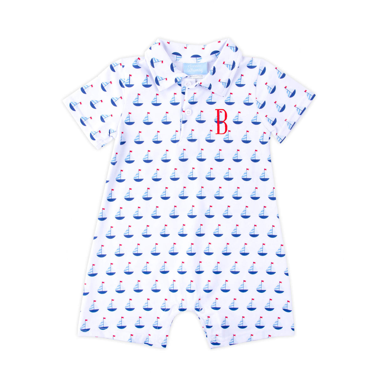 Sailboat Polo Romper