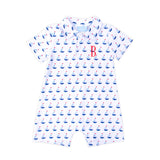 Sailboat Polo Romper