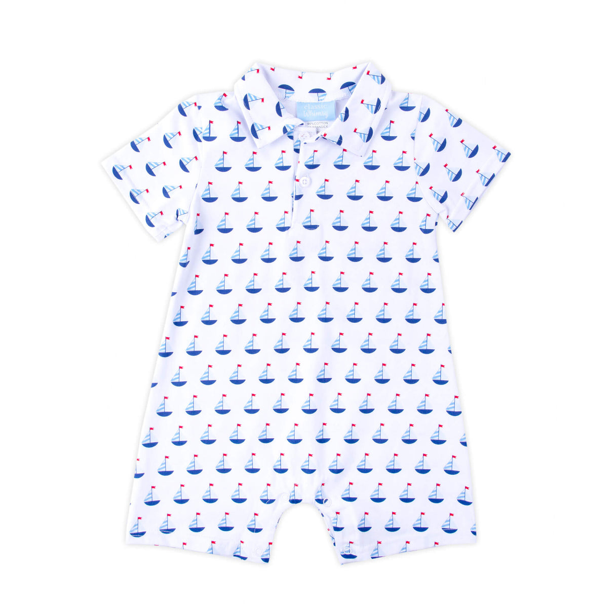 Sailboat Polo Romper