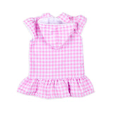 Pink Gingham Swim Cover Up