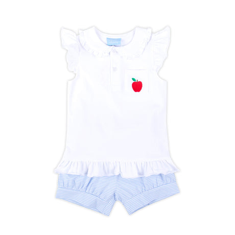 Darling Apple Light Blue Ruth Short Set