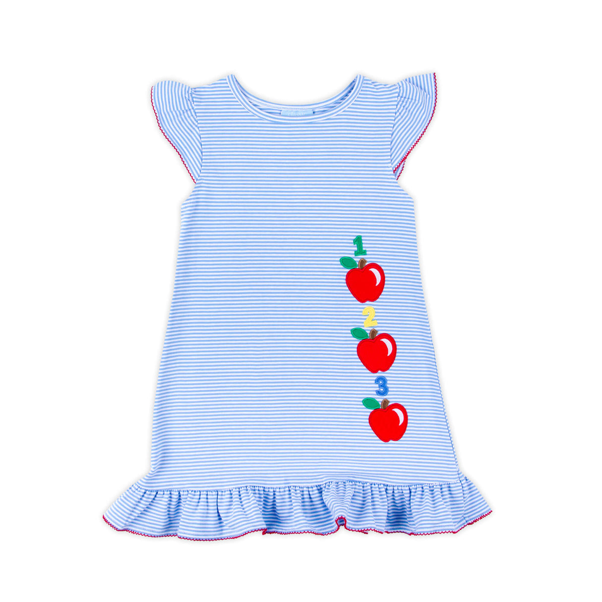 Apple Blue Stripe Milly Dress