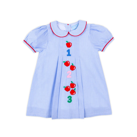 123 Blue Gingham Camila Dress